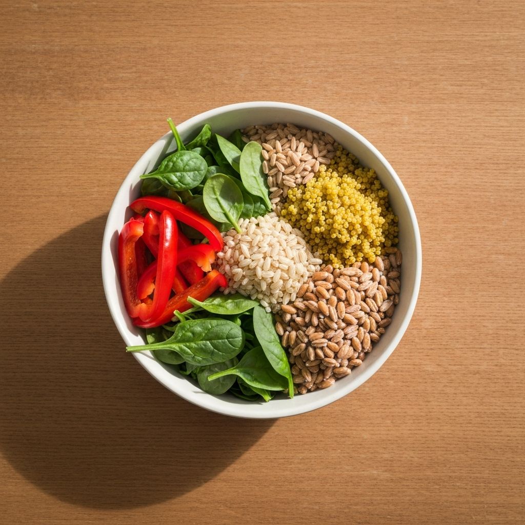 Mixed vegetables and grains